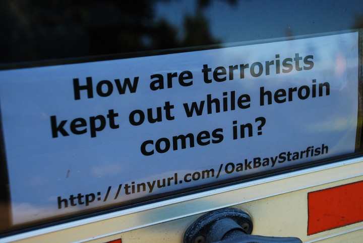 How are terrorists kept out...